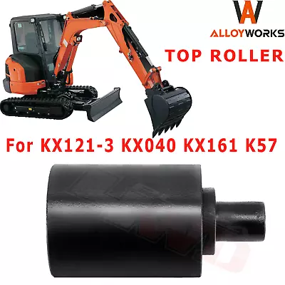 Buy Black Top Roller For Kubota KX121-3 KX040 KX161 KX161-3 KX057 KX057-4 U55 • 119$