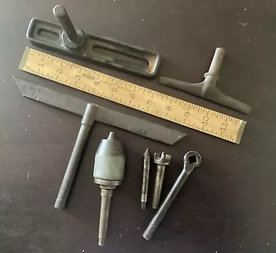 Buy Vintage Group Of USA Made Small Wood-Lathe Accessories  • 45$