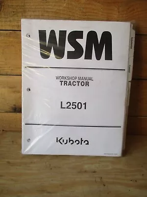 Buy Kubota L2501  Workshop Manual   9Y111-11210 • 59.99$