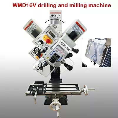 Buy RCOG-16V Miniature Drilling And Milling Machine Horizontal Brushless 110V 600W • 1,518$