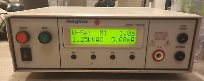 Buy Slaughter 2955 Series AC/DC Hipot Tester TESTED No Cables • 297$