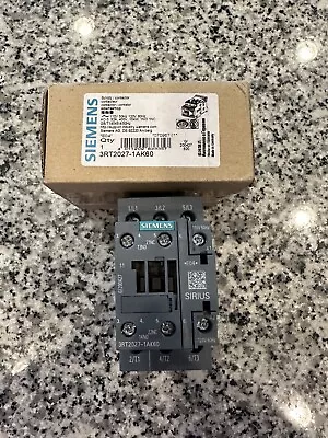 Buy Siemens Contactor 3RT2027-1AK60 / FREE SHIPPING!  New In Package • 85.05$