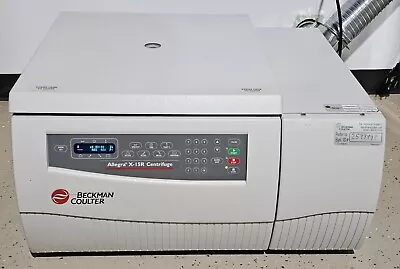 Buy Beckman Coulter Allegra X-15R Centrifuge W/ SX4750A 4x750ml Rotor & Buckets • 3,750$