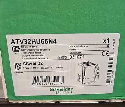 Buy NEW--Schneider Electric Altivar ATV32HU55N4 Inverter New In Box • 1,000$