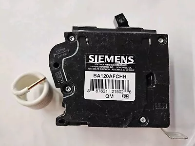 Buy NEW Siemens Arc Fault Breaker BA120AFCHH 65kA 20 Amp • 78$