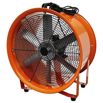 Buy 20''Axial Fan Cylinder Pipe Spray Booth Paint Fumes Blower For Factory 220V 750W • 269.70$