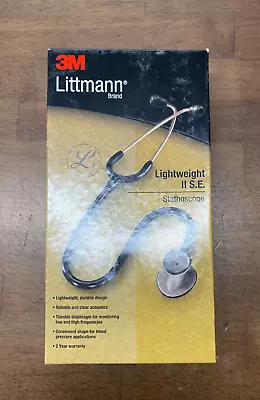 Buy 3M Littmann Lightweight II S.E. Stethoscope, 2450, 28  Black Tube • 60$
