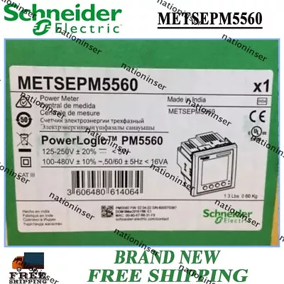 Buy SCHNEIDER ELECTRIC PowerLogic Power Meter METSEPM5560 Brand New METSEPM5560 • 785$