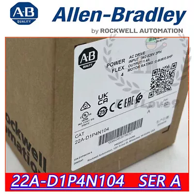 Buy Higher Quality Allen Bradley 22A-D1P4N104 Brand New, PowerFlex4 AC Drive • 349$