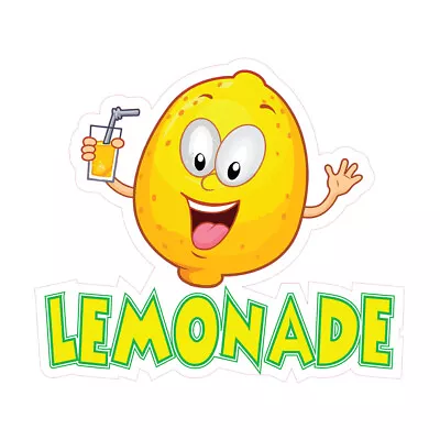 Buy Food Truck Decals Lemonade Style B Restaurant & Food Concession Sign Yellow • 11.99$