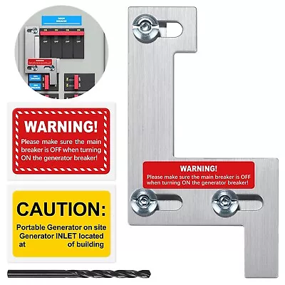 Buy Generator Interlock Kit For ITE, Murray, Siemens, Gould 150 Or 200 Amp Panels... • 53.11$