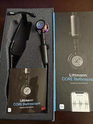 Buy 3M Littmann CORE Digital Stethoscope, High Polish Rainbow Chestpiece 8570 • 300$