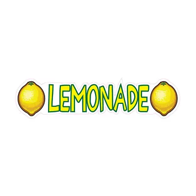 Buy Food Truck Decals Lemonade Style G Restaurant & Food Concession Sign Yellow • 11.99$