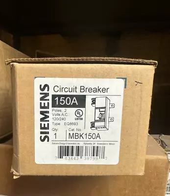 Buy Siemens MBK150 Main Breaker - 150Amp • 70$