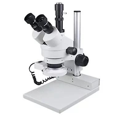 Buy Radical 7-50x Zoom Stereo High Power Microscope Camera Port W CircularLED  Light • 359.10$