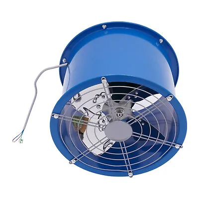 Buy 16  Pipe Spray Booth Paint Fumes Exhaust Fan Axial Fan Cylinder Fan 1420r/min US • 136.02$