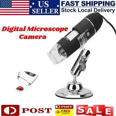 Buy Mini WiFi USB 1600X Handheld Portable Microscope Digital Microscope • 18.50$