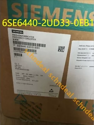 Buy 6SE6440-2UD33-0EB1 1PC NEW IN BOX SIEMENS MICROMASTER 440 Frequency Converter • 1,596.80$
