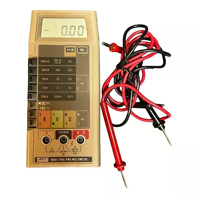 Buy Fluke 8062A True RMS Multimeter With Test Leads Working See Video • 109.95$