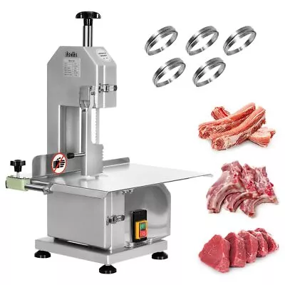 Buy Meat Bone Saw Machine Commercial Frozen Meat Cutter Meat Saw Butcher Bandsaws • 413.99$