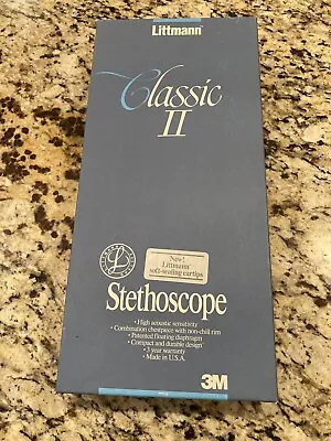 Buy Littmann Classic Ii Stethoscope 3m Gray 2219 • 58$