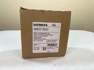 Buy Siemens ESP 200 Solid State Overload Relay - 48BTF3S00 - 3UB8133-4FW2 • 149.99$