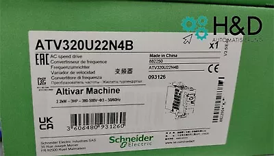 Buy ATV320U22N4B Schneider Electric Inverter ATV320 2.2kW New And Sealed • 320.85$