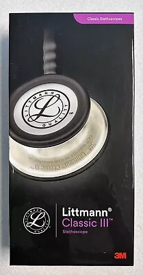 Buy New 3M Littmann Classic III Monitoring Stethoscope, Black - Rainbow Finish, 5870 • 94.99$