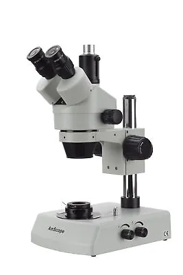Buy AmScope 3.5X-45X Jewelry Gem Stereo Microscope + Dual Halogen • 594.99$