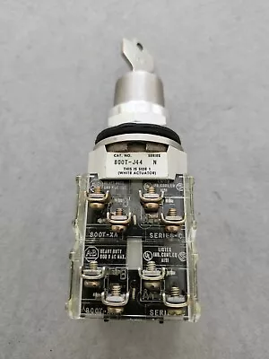 Buy Allen Bradley 800t-j44 3 Position Maintained Selector Switch • 50$