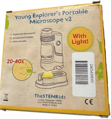 Buy Portable Microscope By TheStemKids 20-40x Magnification Open Box • 8$