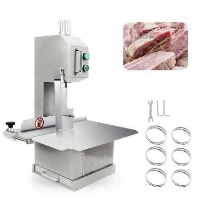 Buy Bone Cutting Machine Frozen Meat Cutter 6 Saw Blade Commercial Bone Saw Machine • 276.36$