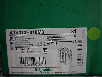 Buy Schneider Electric ATV312H018M3 .18kW .25HP Altivar AC Speed Drive • 275$