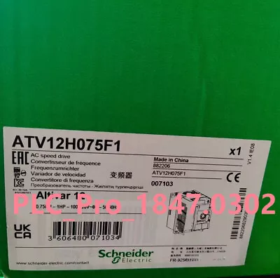 Buy ATV12H075F1 1PCS New Schneider ATV12H075F1 Frequency Converter  Fast Delivery • 189.72$