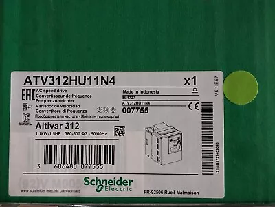 Buy Schneider Electric ATV312HU11N4 1.1kW 1.5HP Altivar AC Speed Drive • 400$