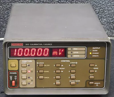 Buy Keithley 263 Calibrator / Source, Fully Operational, 30-day Warranty • 3,200$