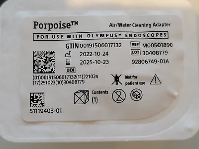 Buy Porpoise Air/water Cleaning Adapter For Endoscopes - Expires 10/2025 • 23.99$