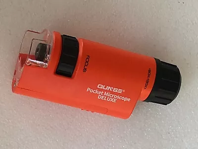 Buy Pocket Mini Small Microscope, 60x-120x Handheld Microscope LED Lighted Zoom • 30$