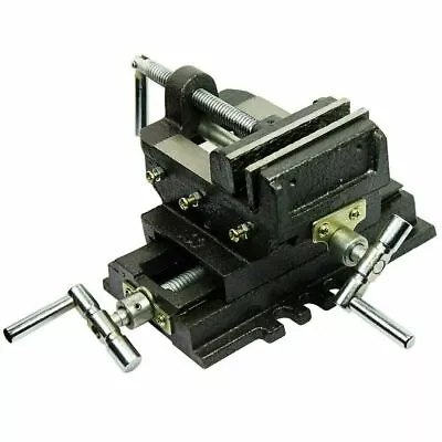Buy 4  Cross Drill Press X-Y Clamp Machine Vise Metal Milling Slide 2 Way HD • 47.45$