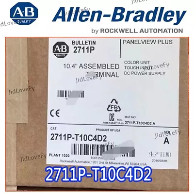Buy Allen Bradley 2711P-T10C4D2 Touch Screen Brand New Seal Stock Free Shipping • 1,649.90$