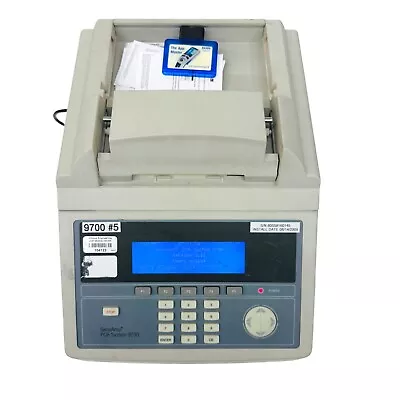 Buy Applied Biosystems 9700 GeneAmp PCR System Thermal Cycler 96 Well, N8050200R • 390.98$