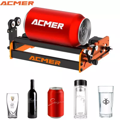 Buy ACMER M2 Laser Rotary Roller Y-axis 360° Rotary For Most Laser Engraver Q2C6 • 40.81$