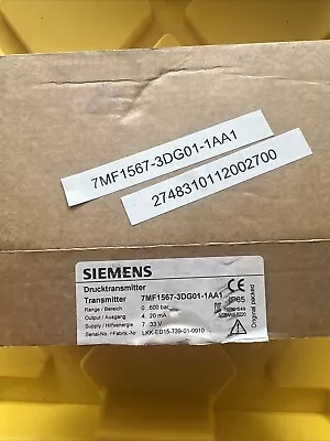 Buy New Open Box SIEMENS 7MF1567-3DG01-1AA1 Pressure Transmitters • 198$
