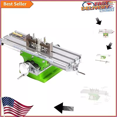 Buy Adjustable X-Y Axis Milling Machine Worktable - Compact Precision Table 330x95mm • 106.99$