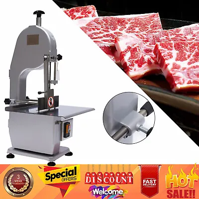 Buy Heavy-Duty Meat/Bone Saw Food Processing Band Saw Frozen Meat/Fish Slicer 1500W • 294.06$