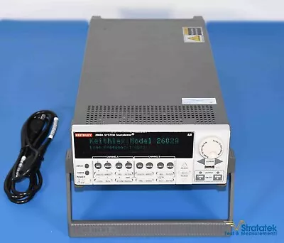 Buy Keithley 2602A SYSTEM SourceMeter 2 Channel SMU Source Measure Unit Calibrated • 5,999$
