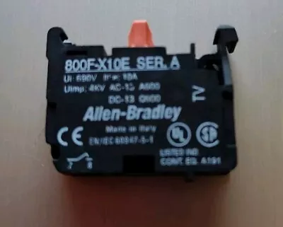 Buy Allen Bradley 800F-X10E Screw Contact Block No Box • 6.97$