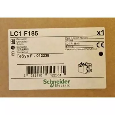 Buy 1pcs Schneider Electric LC1F185 / LC1 F185 Contactor 3P • 386.75$