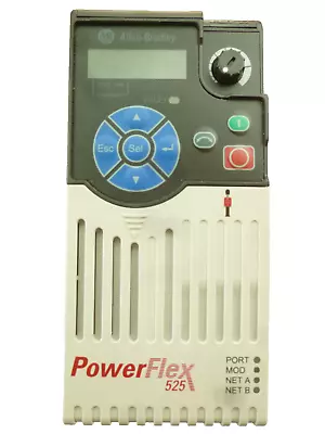 Buy Allen Bradley AB PowerFlex 525 AC Drive 25B-B5P0N104. 3 Phase. 0.75kW / 1.0Hp • 228$