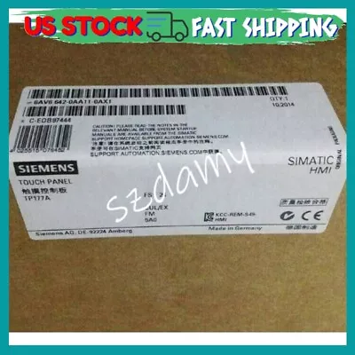 Buy Siemens 6AV6642-0AA11-0AX1 SIMATIC HMI 6AV6 642-0AA11-0AX1 Touch Panel Fast Ship • 502.17$